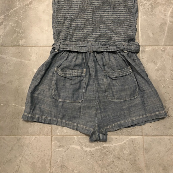 Abercrombie & Fitch Chambray Romper - Picture 3 of 9